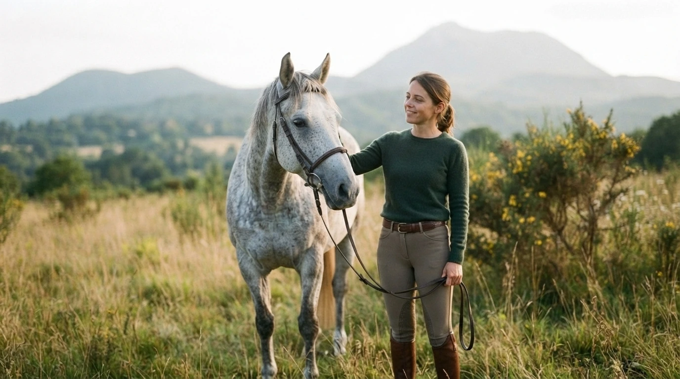 Cours d'équitation à Saint-Privat-d'Allier, Haute-Loire